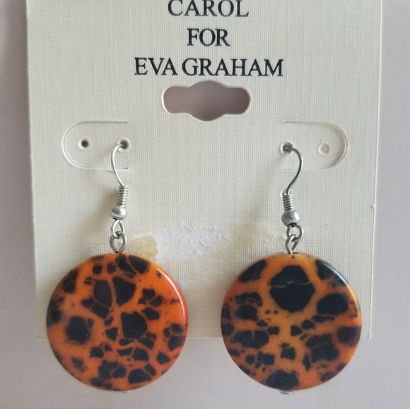 Carol for Eva Graham Safari Collection Earrings - Picture 2 of 2
